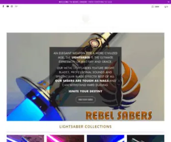 Rebelsabers.com(Rebel Sabers) Screenshot