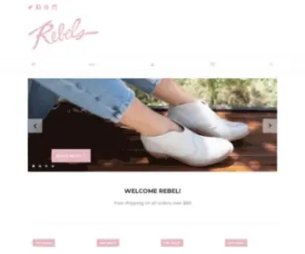 Rebelsfootwear.com(Rebels shoes) Screenshot