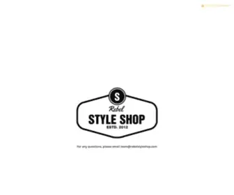 Rebelstyleshop.com(Rebel Style Shop) Screenshot