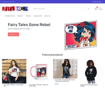 Rebeltoons.com(The Official Home Of Rebel Toons) Screenshot