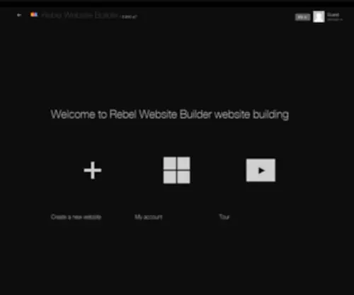 Rebelwebsitebuilder.com(Rebel website builder) Screenshot