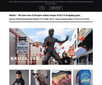 Rebelz.eu(One of Europe's widest range of BJJ & Grappling gear) Screenshot