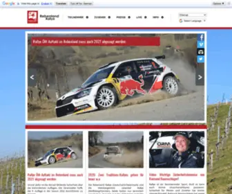 Rebenland-Rallye.at(März 2022) Screenshot