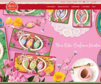 Reber.com(Entdecken Sie bei Reber die Welt der Confiserie seit 1865) Screenshot