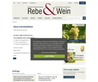 Rebeundwein.de(RatschlÃ¤ge fÃ¼r alle Arbeiten in Weinberg und Keller) Screenshot