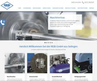 Rebi-GMBH.de(Innovative Lösungen für Industrie und Gewerbe) Screenshot