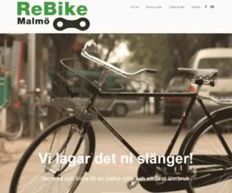 Rebikemalmo.se(ReBike Malmö) Screenshot