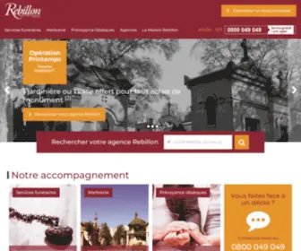 Rebillon-Patrimoine.fr(Père lachaise) Screenshot