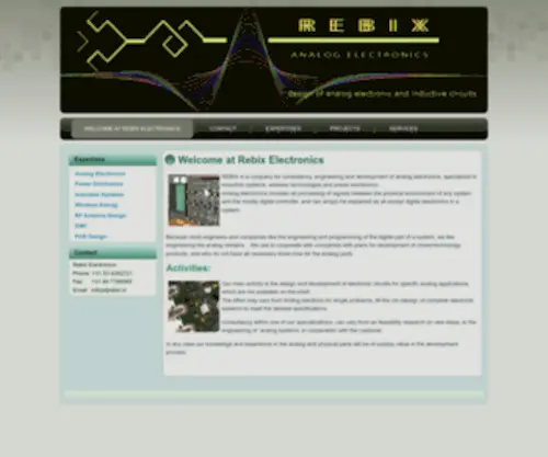 Rebix.nl(Welcome at Rebix Electronics) Screenshot