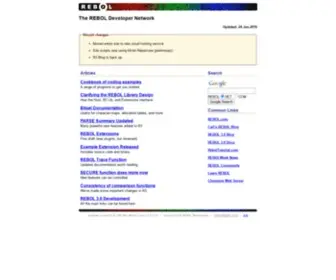 Rebol.net(The REBOL Developer Network) Screenshot