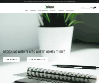 Rebootaccel.com(Empowering Women & Building Inc) Screenshot