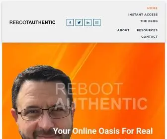 Rebootauthentic.com(Reboot Authentic) Screenshot