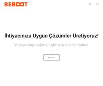 Reboot.com.tr(WordPress ve Webflow ajans) Screenshot