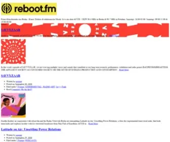 Reboot.fm(Freies Künstlerradio aus Berlin) Screenshot