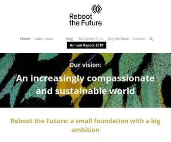 Rebootthefuture.org(Our vision) Screenshot