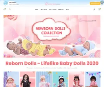 Reborndollshouse.com(Reborn Baby Dolls) Screenshot