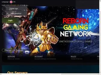 Reborngn.com(Reborn Gaming Network) Screenshot