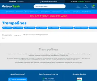 Rebotrampolines.co.uk(Trampolines At Outdoor Toys) Screenshot