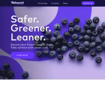 Rebound-Tech.com(An agile cold chain solution) Screenshot