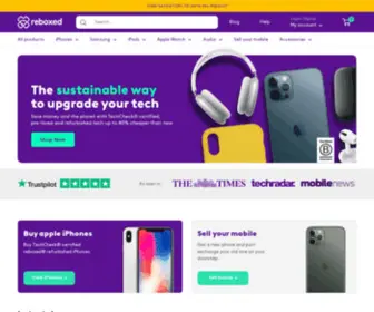 Reboxed.co(Refurbished iPhones & Refurbished Samsungs: Buy & Recycle ∙ Reboxed®) Screenshot