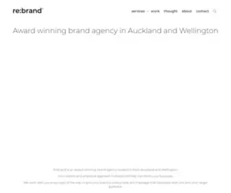 Rebrand.co.nz(Brand Agency Auckland. Brand Agency Wellington. Re:brand) Screenshot