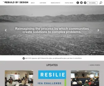 Rebuildbydesign.org(Rebuild By Design) Screenshot