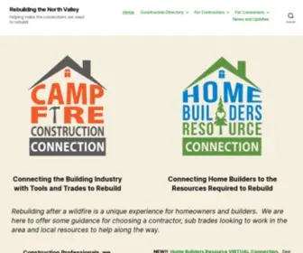Rebuildcampfire.com(Helping make the connections we need to rebuild) Screenshot