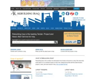 Rebuildingiraq.net(Rebuilding Iraq) Screenshot