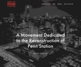 Rebuildpennstation.org(Rebuild the Original Penn Station) Screenshot