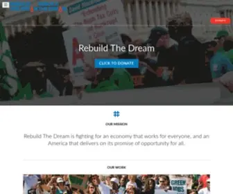 Rebuildthedream.com(Rebuild The Dream) Screenshot