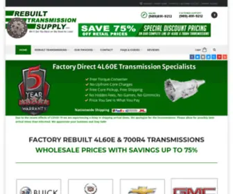 Rebuilttransmissionsupply.com(4L60E Rebuilt Transmissions) Screenshot