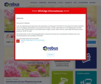 Rebus.de(REBUS Regionalbus Rostock GmbH aus Güstrow) Screenshot