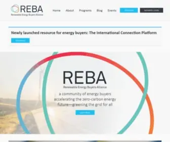 Rebuyers.org(Renewable Energy Buyers Alliance) Screenshot