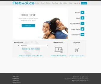 Rebvoice.com(Cheap international calling to any destination) Screenshot