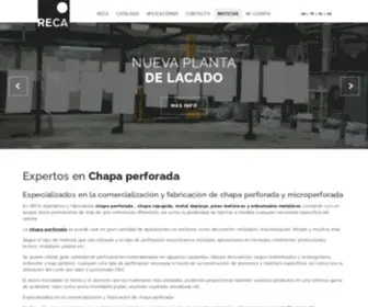 Reca.es(RECA Chapa perforada) Screenshot