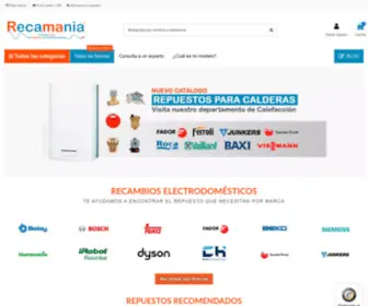 Recamania.com(Recambios de Electrodomésticos) Screenshot