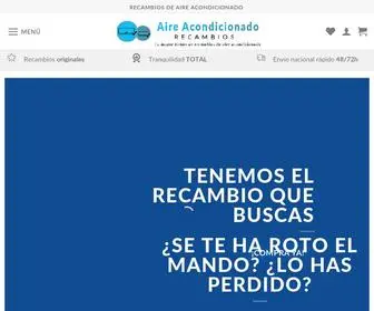 Recambiosaireacondicionado.es(Inicio) Screenshot