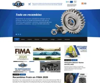 Recambiosfrain.com(Recambios Frain) Screenshot