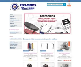Recambiosmotosclasicas.es(Recambios y accesorios de Vespa) Screenshot