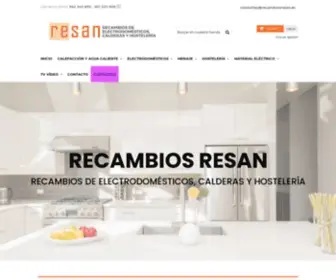 Recambiosresan.com(Recambios de todas las marcas de electrodomésticos) Screenshot