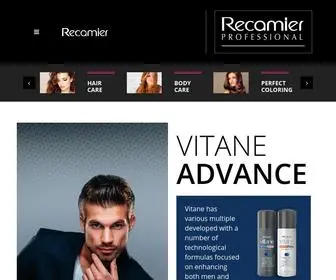 Recamier.com(Productos de Belleza y Cuidado Personal Recamier) Screenshot