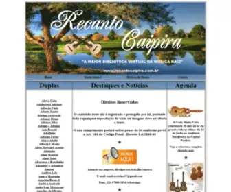Recantocaipira.com.br(Recanto Caipira) Screenshot