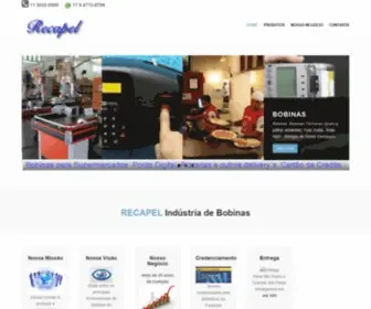 Recapel.com.br(Recapel Bobinas) Screenshot