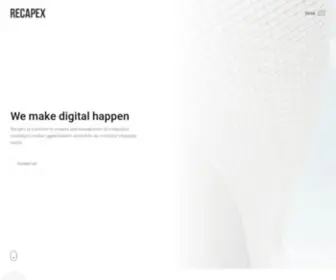 Recapex.com(WE MAKE DIGITAL HAPPEN) Screenshot