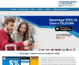 Recarga-Brasil-Telecom.com.br(Recarregar) Screenshot