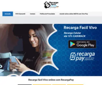 Recargafacil-Vivo.com.br(Recarga Fácil Vivo) Screenshot