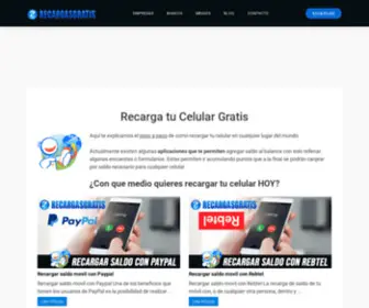 Recargasgratis.info(Recarga gratis tu celular en linea 100% GRATIS) Screenshot