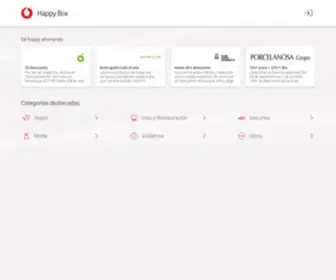 Recargatederegalos.com(Vodafone. Recárgate de regalos) Screenshot
