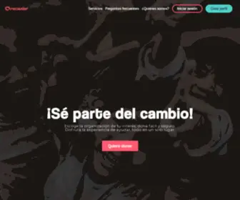 Recaudar.org(Somos el corazón de la caridad) Screenshot