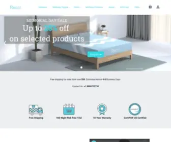 Reccibedding.com(RECCI Bedding) Screenshot